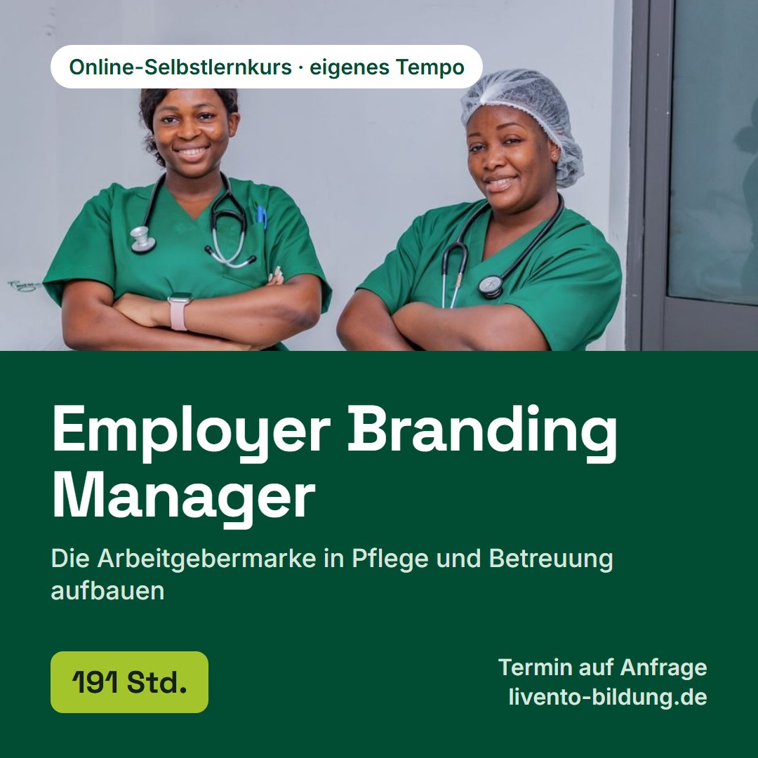 Employer Branding Manager (m/w/d) in Pflege und Betreuung