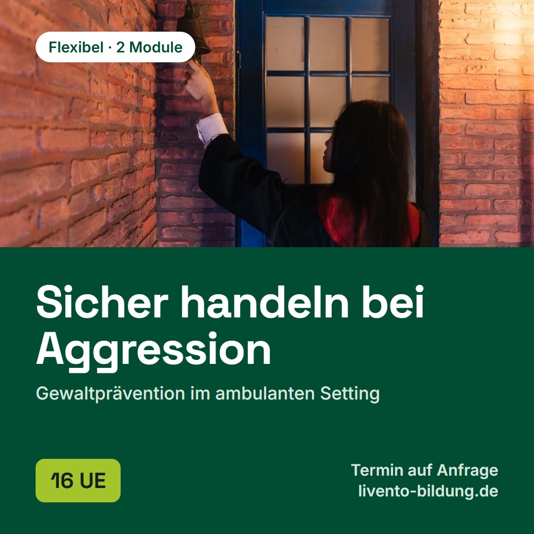 Sicher handeln bei aggressiven Klient:innen – Gewaltprävention im ambulanten Setting