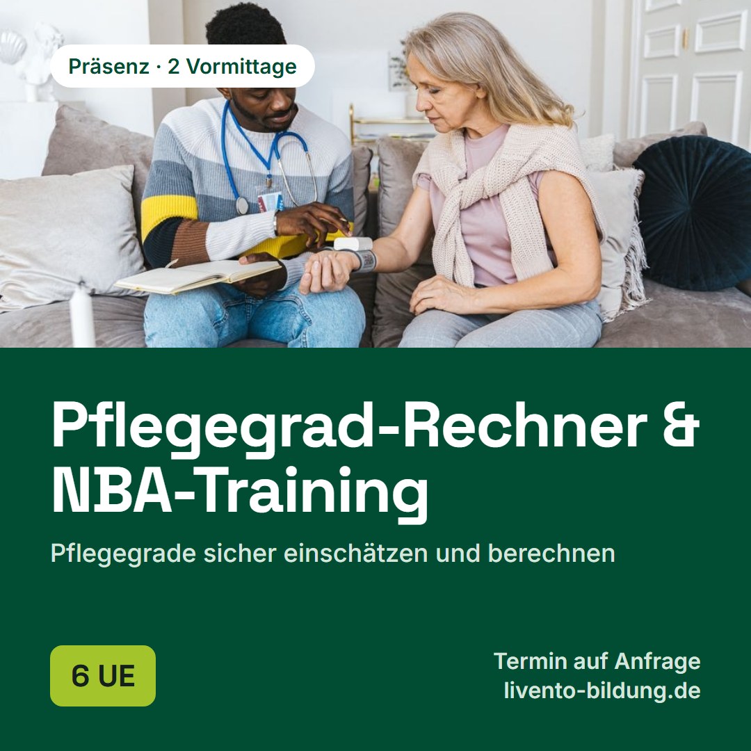 Pflegegrad-Rechner & NBA-Training