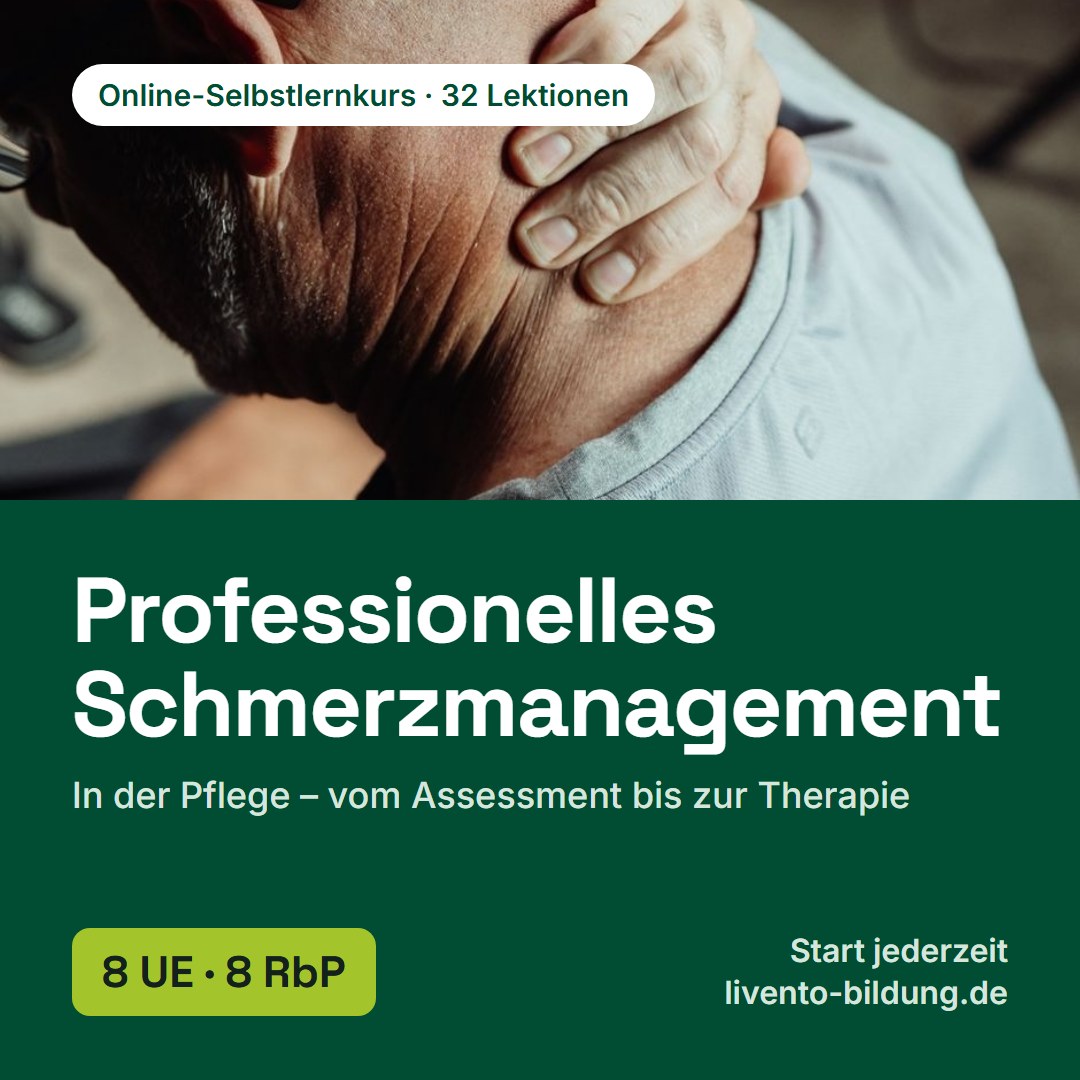 Professionelles Schmerzmanagement in der Pflege