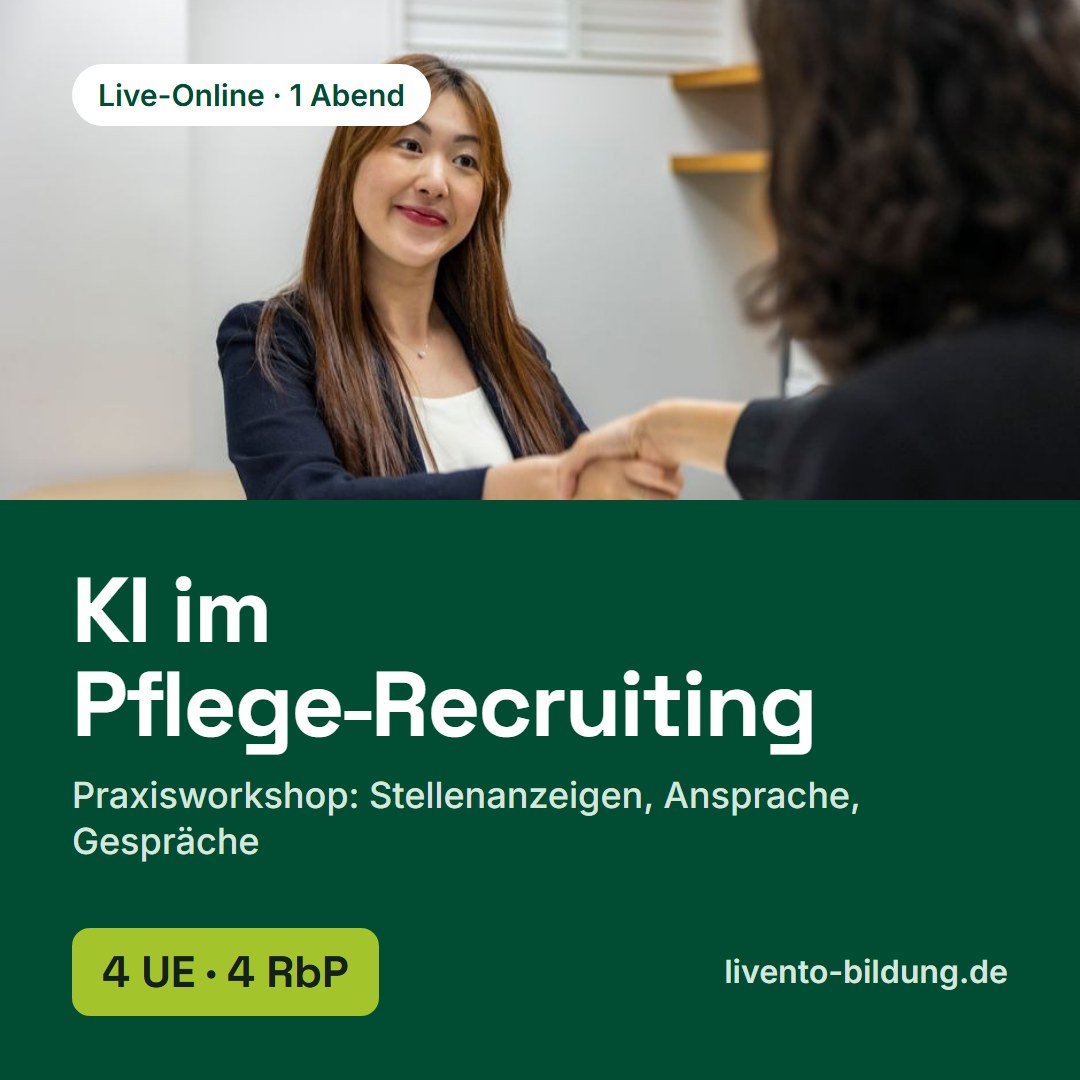 KI im Pflege-Recruiting – schneller, gezielter und verantwortungsvoll rekrutieren
