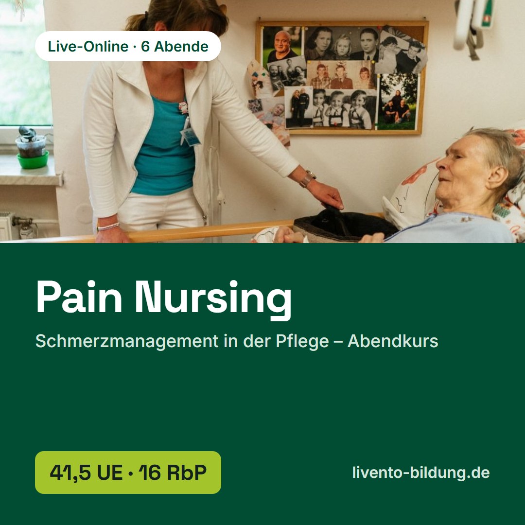 Pain Nursing (Schmerzmanagement) Abendkurs